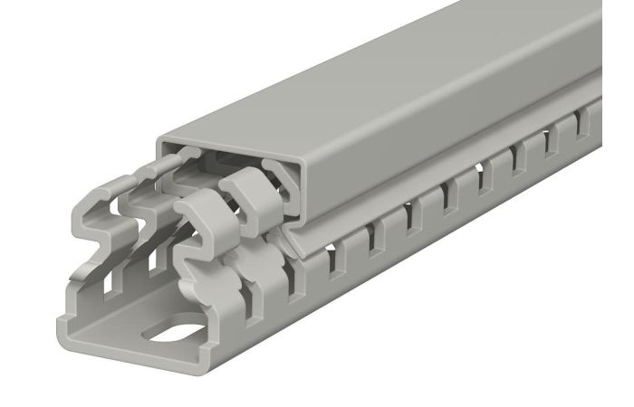 Kanalas montažinis 25x25 pilkas LKV 25025 [2m] - OBO BETTERMANN