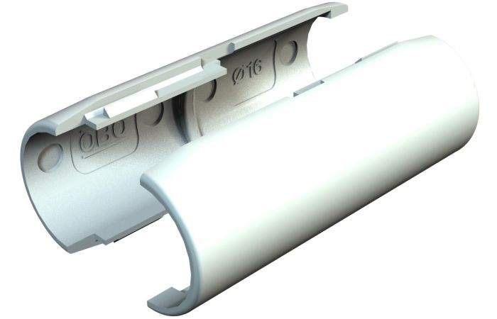 Mova vamzdžiui D25 šviesiai pilka RAL7035 QUICK 2953 M M25 LGR - OBO BETTERMANN