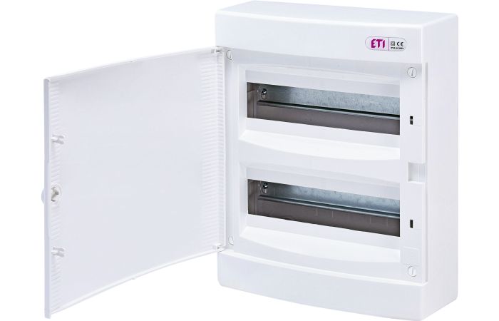 Skydelis v/t 24 modulių IP40 baltos durys ECT24PO-S - ETI