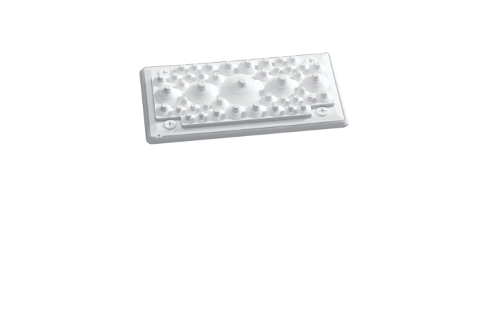 Flanšas kabelių įvedimui praduriamas 240x125mm IP55 - HAGER