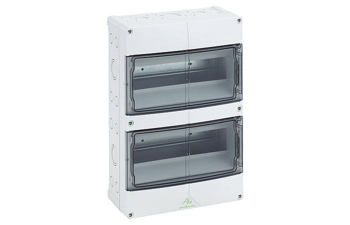 Skydelis v/t 24 modulių IP55 su PE/N gnybtais [250x370x122] Ake24 - SPELSBERG