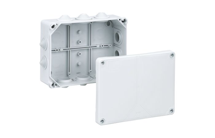 Dėžutė v/t [199x149x77] IP55 tuščia pilka su sandarikliais HP190-L - SPELSBERG