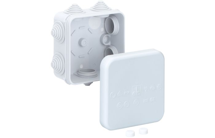 Dėžutė v/t [90x90x45] IP55 tuščia pilka su sandarikliais HP90-L - SPELSBERG