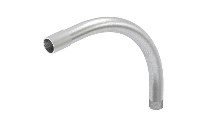 Alkūnė su sriegine mova juoda spalva M63x1,5 Plienas karštai cinkuotas SBNM63 FT - OBO BETTERMANN (pavadinimas tikslinamas)