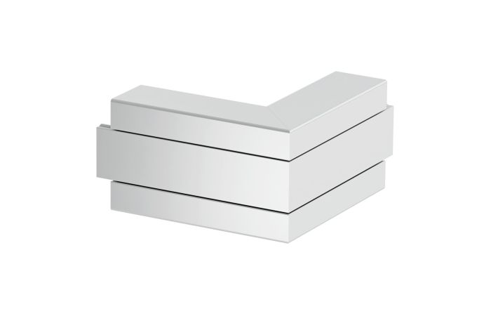 Išorinis kampas Alu, standi forma 53x100x175 Aliuminis anoduotas GA-AS53100EL - OBO BETTERMANN (pavadinimas tikslinamas)