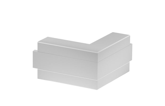 Išorinis kampas Standi forma 190x190x100 Polivinilo chloridas šviesiai pilka RAL 7035 GK-AS53100LGR - OBO BETTERMANN (pavadinimas tikslinamas)