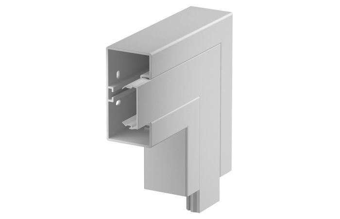 Plokščias kampas Standi forma 200x200x100 Polivinilo chloridas šviesiai pilka RAL 7035 GK-FS53100LGR - OBO BETTERMANN (pavadinimas tikslinamas)