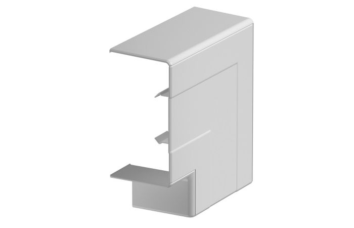 Dangtis plokščiam kampui 53x100 Rapid 45-2 be halogenų pilkas RAL7035 GK-FH53100LGR - OBO BETTERMANN