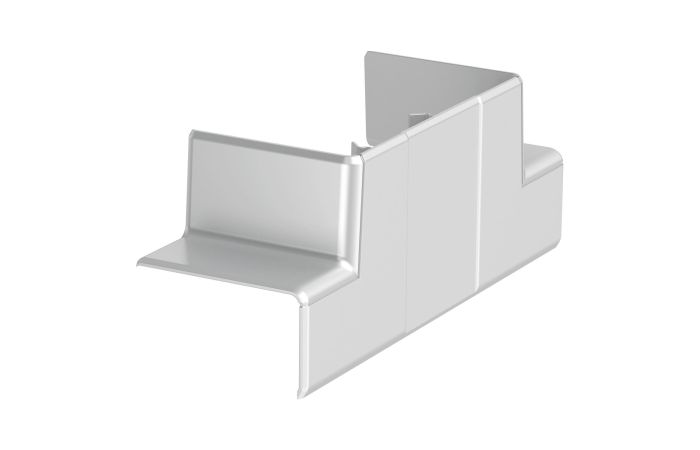 T - kampas Rapid 45-2 160x62x56 Polikarbonatas/akrilnitrilo-butadieno-stirenas aliuminio GK-TR53100AL - OBO BETTERMANN (pavadinimas tikslinamas)