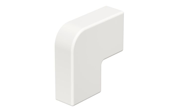 Kampas plokščias 10x20 baltas RAL9010 WDK HF10020RW - OBO BETTERMANN