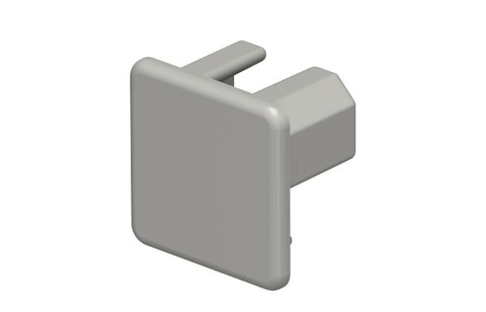 Galinis dangtelis 20x20mm Polivinilo chloridas akmens pilkumo RAL 7030 WDK HE20020GR - OBO BETTERMANN (pavadinimas tikslinamas)