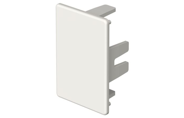 Galinis dangtelis behalogenis 30x45mm Polikarbonatas/akrilnitrilo-butadieno-stirenas baltas RAL 9010 WDKH-E30045RW - OBO BETTERMANN (pavadinimas tikslinamas)