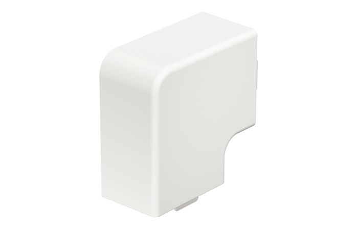 Plokščio kampo dangtis behalogenis 30x45mm Polikarbonatas/akrilnitrilo-butadieno-stirenas baltas RAL 9010 WDKH-F30045RW - OBO BETTERMANN (pavadinimas tikslinamas)