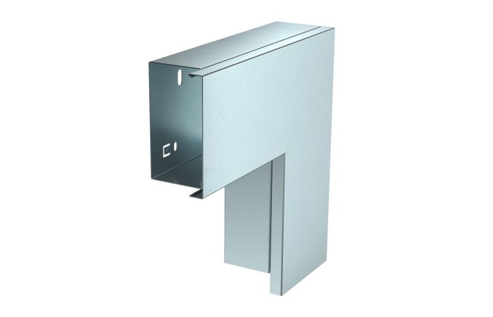 Plokščias kampas su dangčiu 60x100mm Plienas cinkuotas LKM F60100FS - OBO BETTERMANN (pavadinimas tikslinamas)