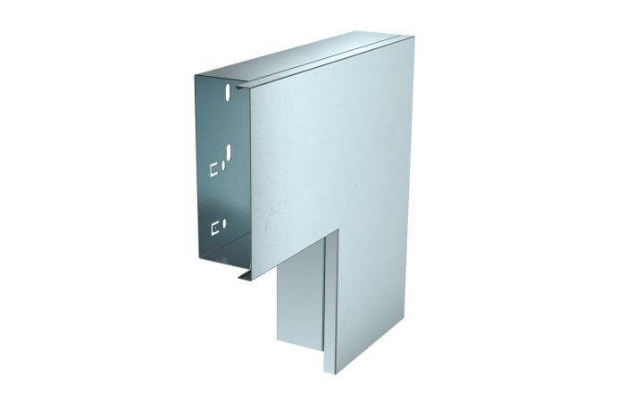 Plokščias kampas su dangčiu 60x150mm Plienas cinkuotas LKM F60150FS - OBO BETTERMANN (pavadinimas tikslinamas)