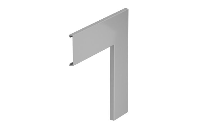 Dangtis plokščias kampas, lygus Polivinilo chloridas akmens pilkumo RAL 7030 GK-OTGFGR - OBO BETTERMANN (pavadinimas tikslinamas)