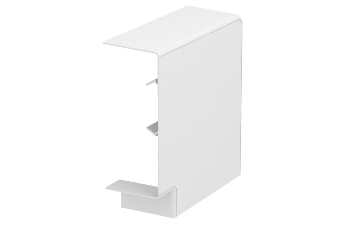 Plokščias kampas montuojamas dangtelis 70x170mm Polikarbonatas/akrilnitrilo-butadieno-stirenas baltas RAL 9010 GK-FH70170RW - OBO BETTERMANN (pavadinimas tikslinamas)