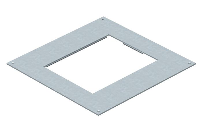 Montažinis rėmas 350-2/3 skirtas GES6 383x383x4 Plienas cinkuotas DUG 350-3 6 - OBO BETTERMANN (pavadinimas tikslinamas)