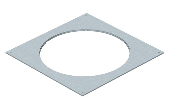 Montažinis rėmas 350-2/3 skirtas R7 383x383x4 Plienas cinkuotas DUG 350-3 R7 - OBO BETTERMANN (pavadinimas tikslinamas)