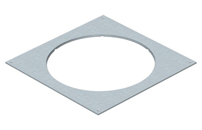 Montažinis rėmas 350-2/3 skirtas R9 383x383x4 Plienas cinkuotas DUG 350-3 R9 - OBO BETTERMANN (pavadinimas tikslinamas)