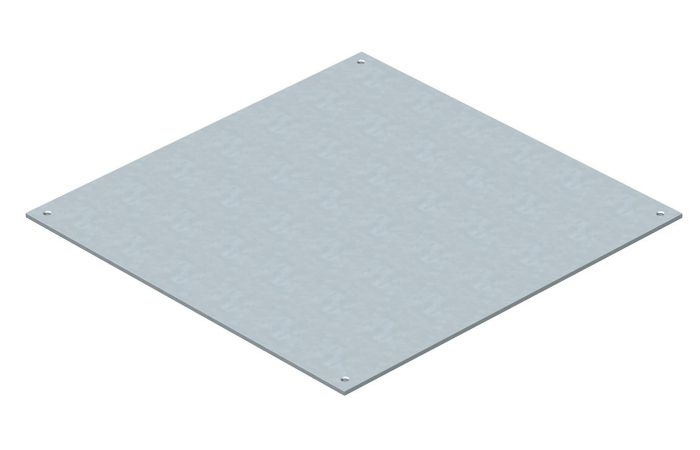 Uždengimo dangtis skirtas UZD350-2/3 383x383x4 Plienas cinkuotas DU 350-2 - OBO BETTERMANN (pavadinimas tikslinamas)