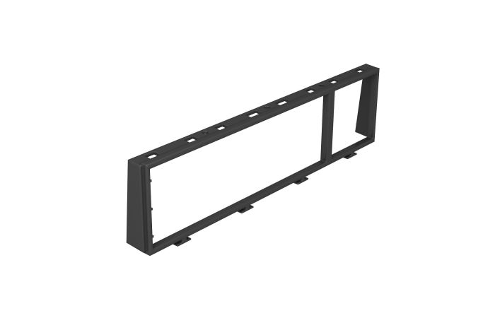 Montažinis rėmelis skirtas 3f + 1f Modul 45 Polikarbonatas/akrilnitrilo-butadieno-stirenas grafito juodumo RAL 9011 MT45V 3+1 - OBO BETTERMANN (pavadinimas tikslinamas)