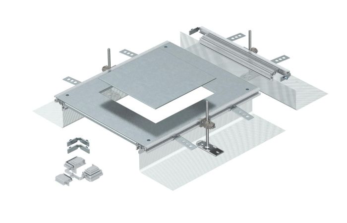Montažinis elementas montaž.liukui GES9 Plienas cinkuotas OKA-G A 40140 9 - OBO BETTERMANN (pavadinimas tikslinamas)