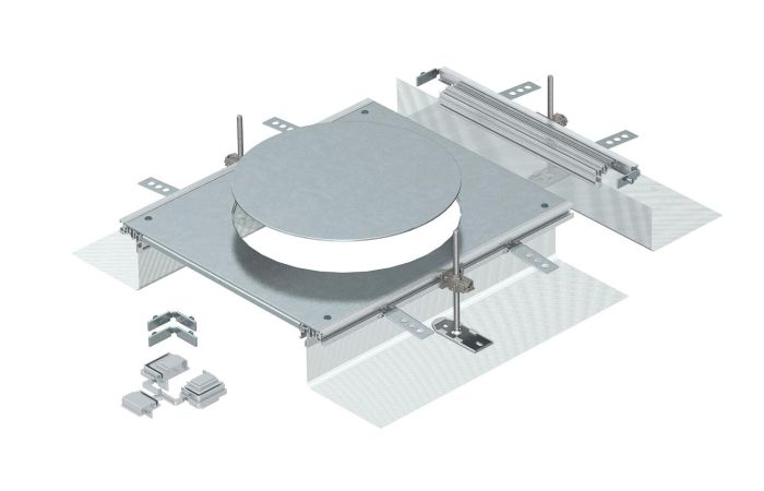Montažinis elementas montaž.liukui GESR9 Plienas cinkuotas OKA-G A 40140R9 - OBO BETTERMANN (pavadinimas tikslinamas)