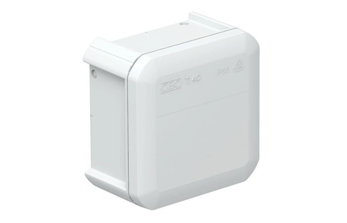 Dėžutė v/t [90x90x52] IP55 tuščia pilka atspari UV be halogenų T40OE - OBO BETTERMANN