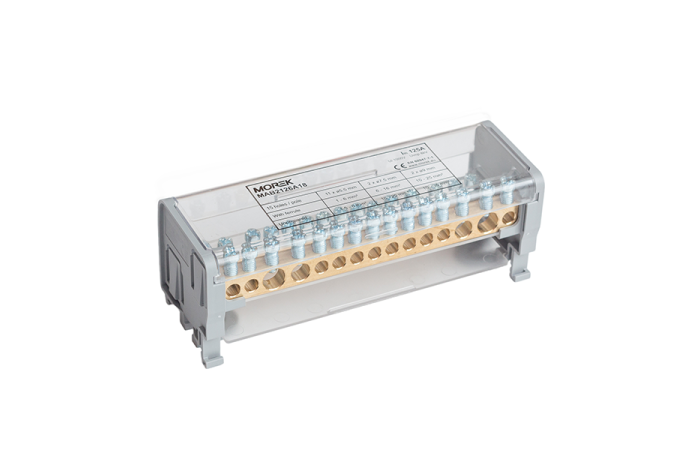 Blokas paskirstymo 2P 125A 2x35 + 2x25 + 11x6mm² MOBLOCK - MOREK