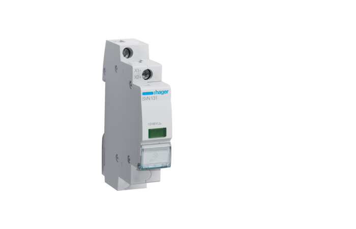 Lemputė modulinė 12/48V AC/DC žalia - HAGER