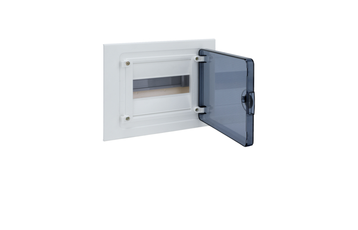 Skydelis p/t 8 modulių IP40 skaidrios durys - HAGER