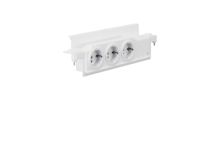 Lizdų blokas 3 vietų pasukamas skydeliui VOLTA - HAGER