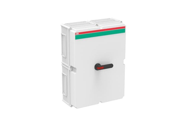 Jungiklis saugumo 6P 200A IP65 OT200KFCC6T - ABB