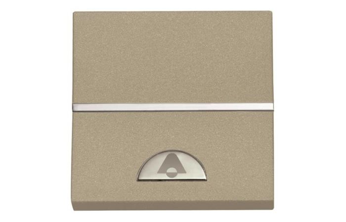 Jungiklis p/t viengubas mygtukinis 2 modulių šampano spalvos N2204 CV ZENIT - ABB