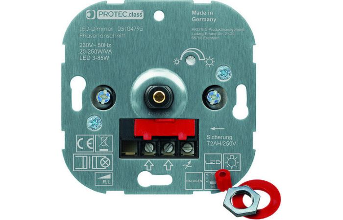 Reguliatorius šviesos PD 20250 20-250W/VA LED 3-85W - PROTEC