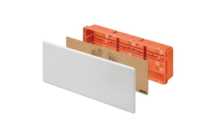 Dėžutė p/t [480x160x70] IP40 su DIN bėgeliu Ir dangteliu - GEWISS