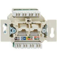 Lizdas kompiuterinis p/t dvigubas UAE Class EA Kat.5 ISO-8 UPO mK neekranuotas - ABB