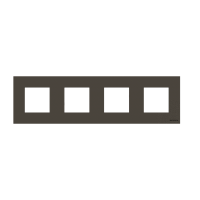 Rėmelis keturgubas antracito spalvos N2274 AN Zenit - ABB