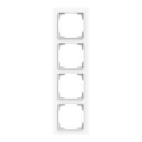 Rėmelis keturgubas baltos matinės spalvos 1724-44M-500 Busch-Art Linear - ABB