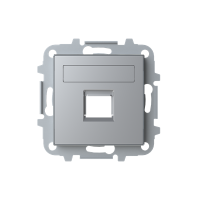 Dangtelis kompiuteriniam lizdui viengubas RJ45 sidabrinės spalvos 8518.1 PL SKY Niessen - ABB