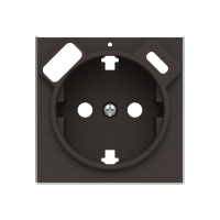 Dangtelis SCHUKO lizdui su USB A ir USB C juodos spalvos 8588.4 NS SKY Niessen - ABB