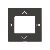 Dangtelis temperatūros reguliatoriui juodos spalvos 8565.3 NS SKY Niessen - ABB