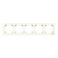 Rėmelis penkiagubas baltos spalvos 8575 BL SKY Niessen - ABB