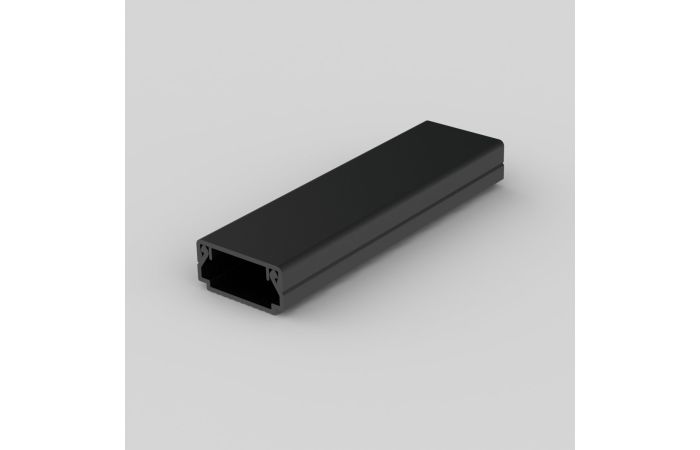 Kanalas 10x20mm mini su apsaugine plėvele juodos spalvos [2m] - KOPOS KOLIN