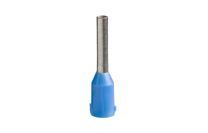 Antgalis gilzinis izoliuotas 0.75mm2 Cu mėlynas L-14mm Linergy [100] - SCHNEIDER ELECTRIC