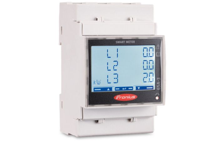 Skaitiklis elektros energijos 3F 65A tiesioginis 3 modulių CL1 RS485 Smart Meter TS 65A-3 - FRONIUS