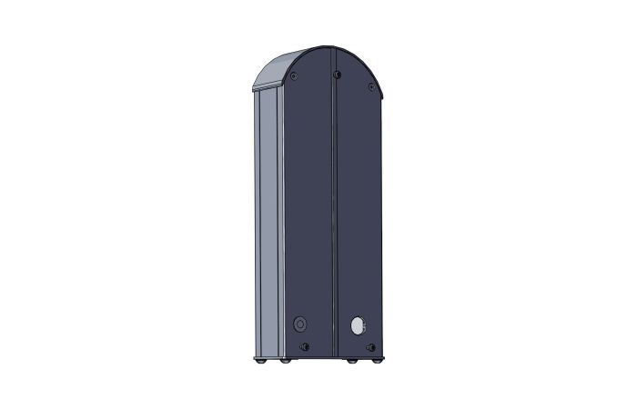 Adapteris įkrovimo stotelei 43cm D-60mm aliumininis One - ENSTO