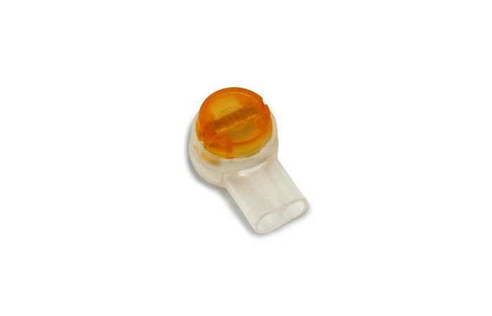 Jungtis 2 gyslom 0.4-0.9mm su geliu, geltona UY2-BOX-N [pak. po 100 vnt.] - CORNING