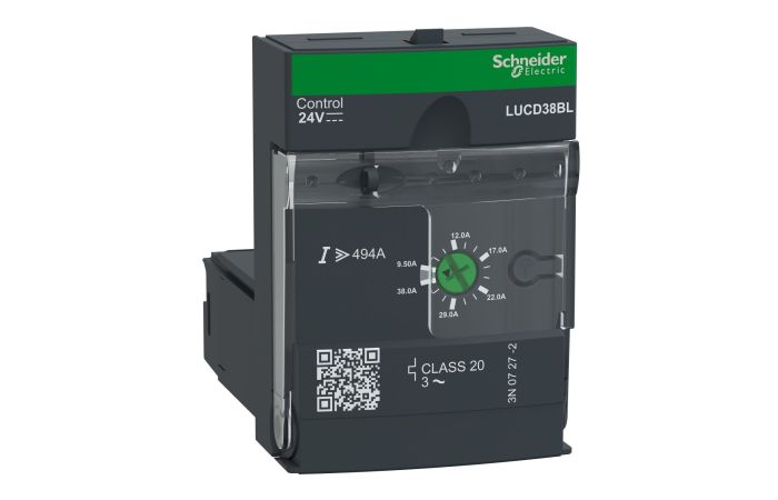 Modulis apsaugos 9.5-38A 24V DC CL 20 LUCD TeSys - SCHNEIDER ELECTRIC